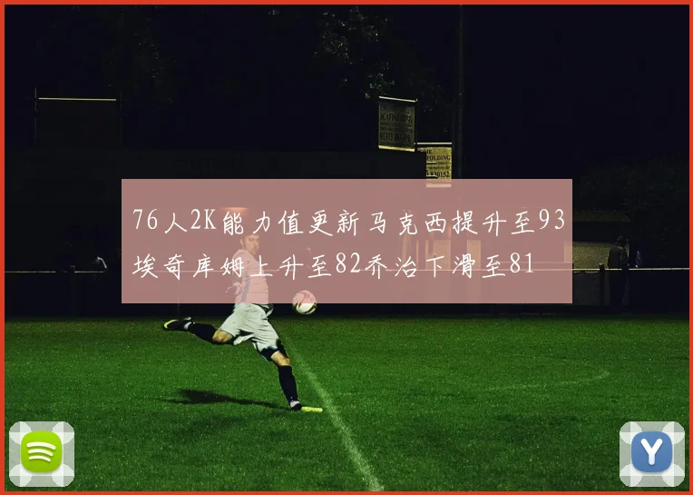 76人2K能力值更新马克西提升至93埃奇库姆上升至82乔治下滑至81